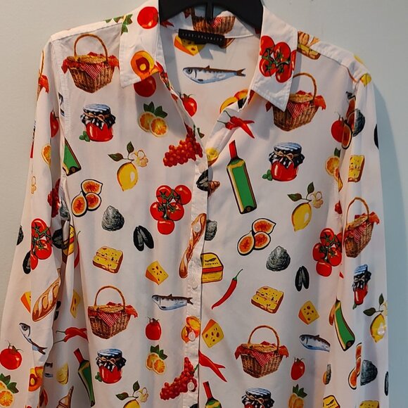 Women's Jane & Delancey Button Down Shirt Medium - Picture 1 of 2